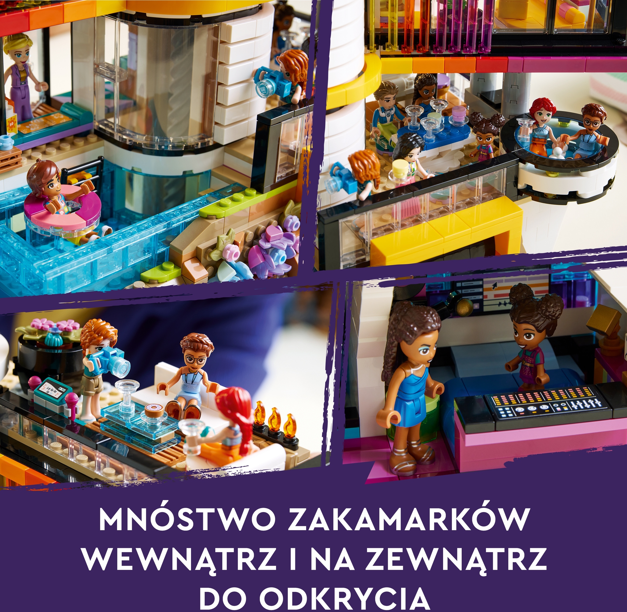 Mini laleczki LEGO Friends i bogaty zestaw akcesoriów