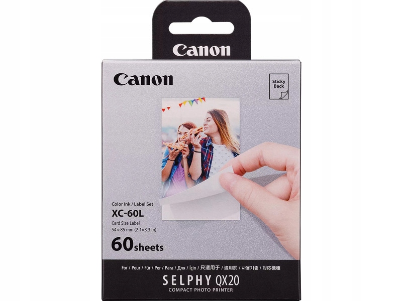 Zestaw atramentu i papieru do drukarki SELPHY QX20