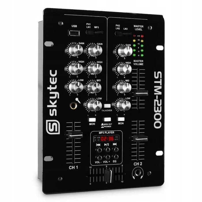 Mikser 2-kanałowy USB MP3 Skytec STM-2300 – Idealne rozwiązanie dla DJ-ów