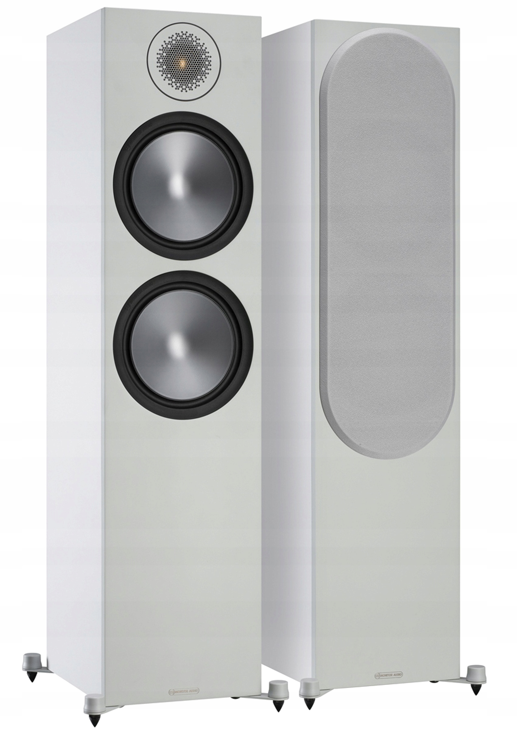 Monitor Audio Bronze 500 – Doskonałe kolumny podłogowe w kolorze białym