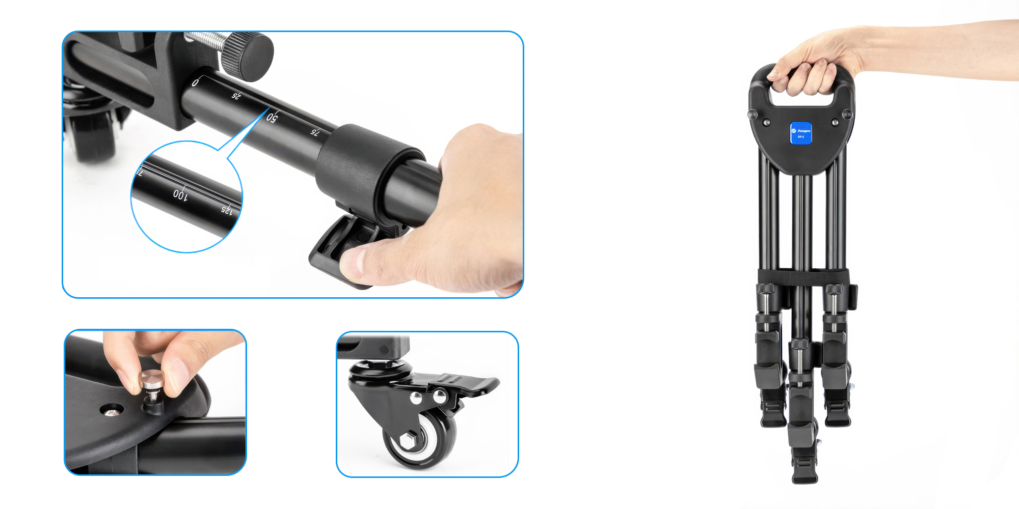 Solidne kółka o średnicy 50 mm – płynny ruch na każdej powierzchni