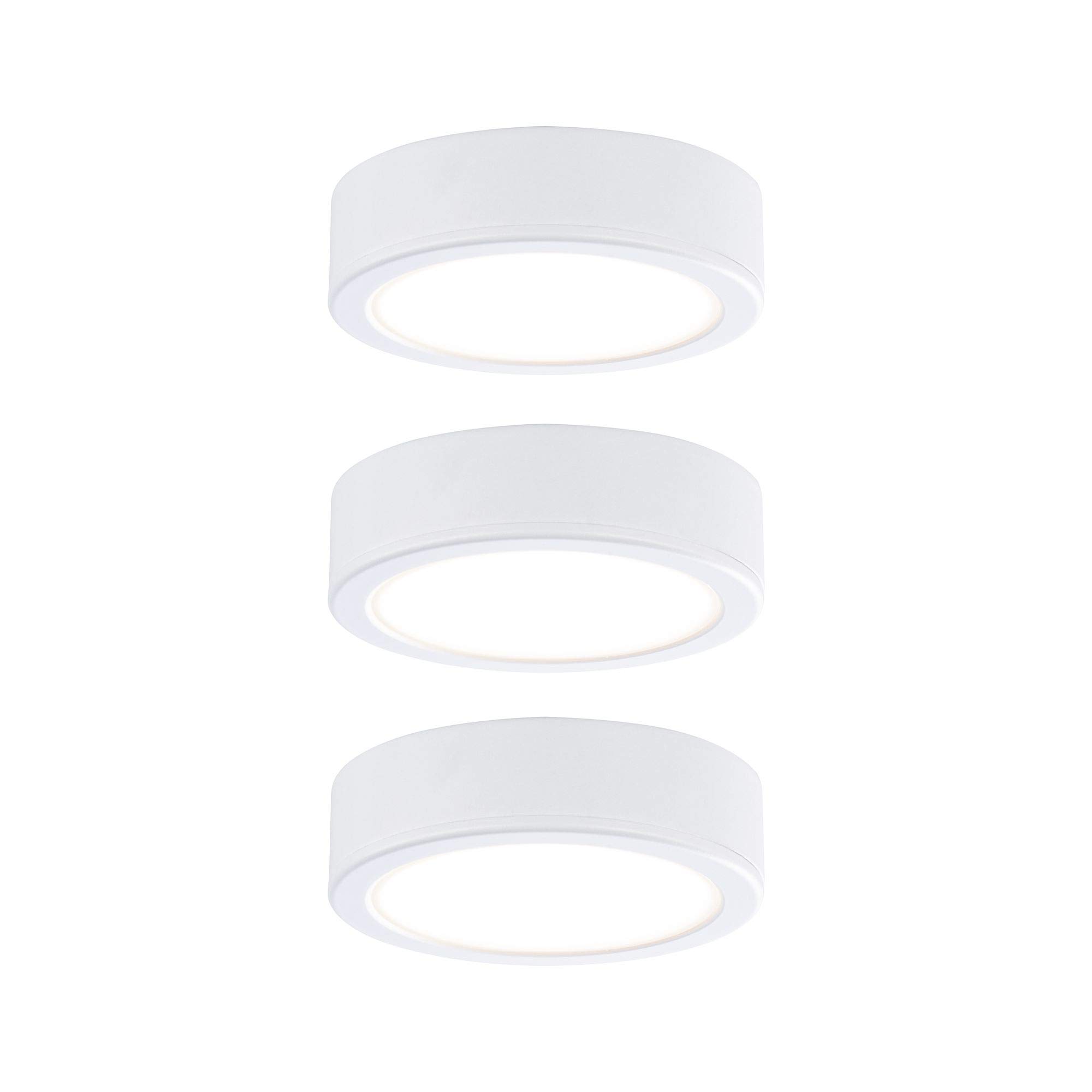 Paulmann Zestaw opraw meblowych z zasilaczem LED 3x 3,5W 2700K Biały – Nowoczesne oświetlenie do Twojego wnętrza