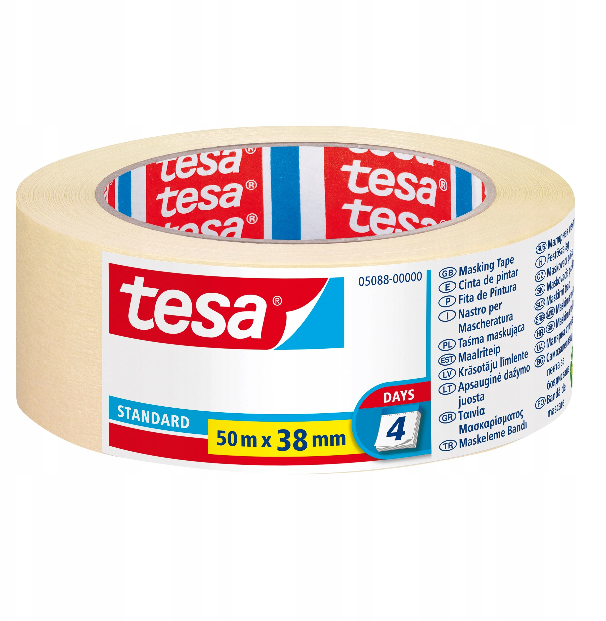 Taśma maskująca malarska Tesa 05088-00000-02 – Niezbędnik każdego malarza