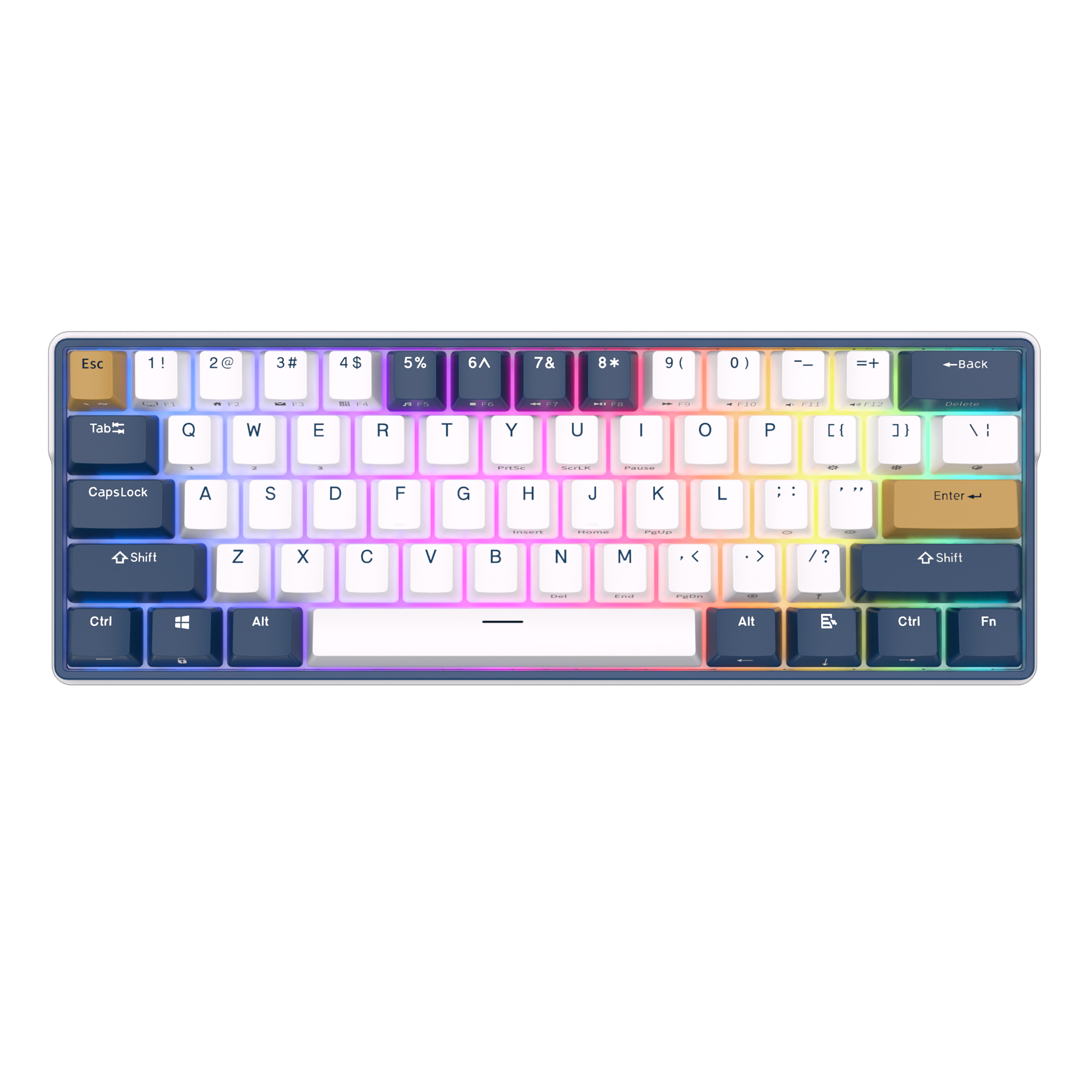 Klawiatura Mechaniczna RK61 Plus RGB Sky Cyan – Idealna dla Graczy