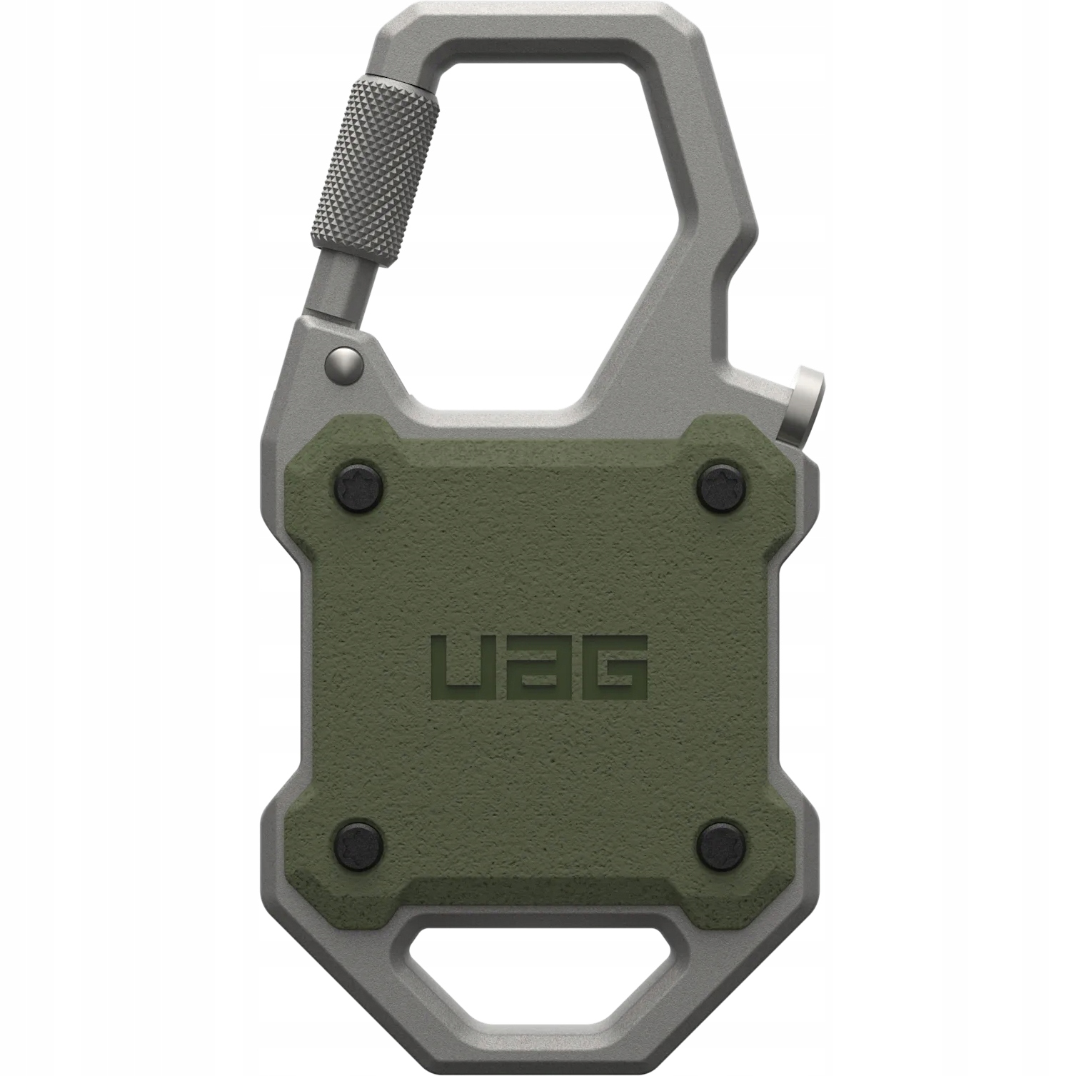 UAG Monarch - Etui do AirTag (olive/silver) – Idealna ochrona dla Twojego Apple AirTag