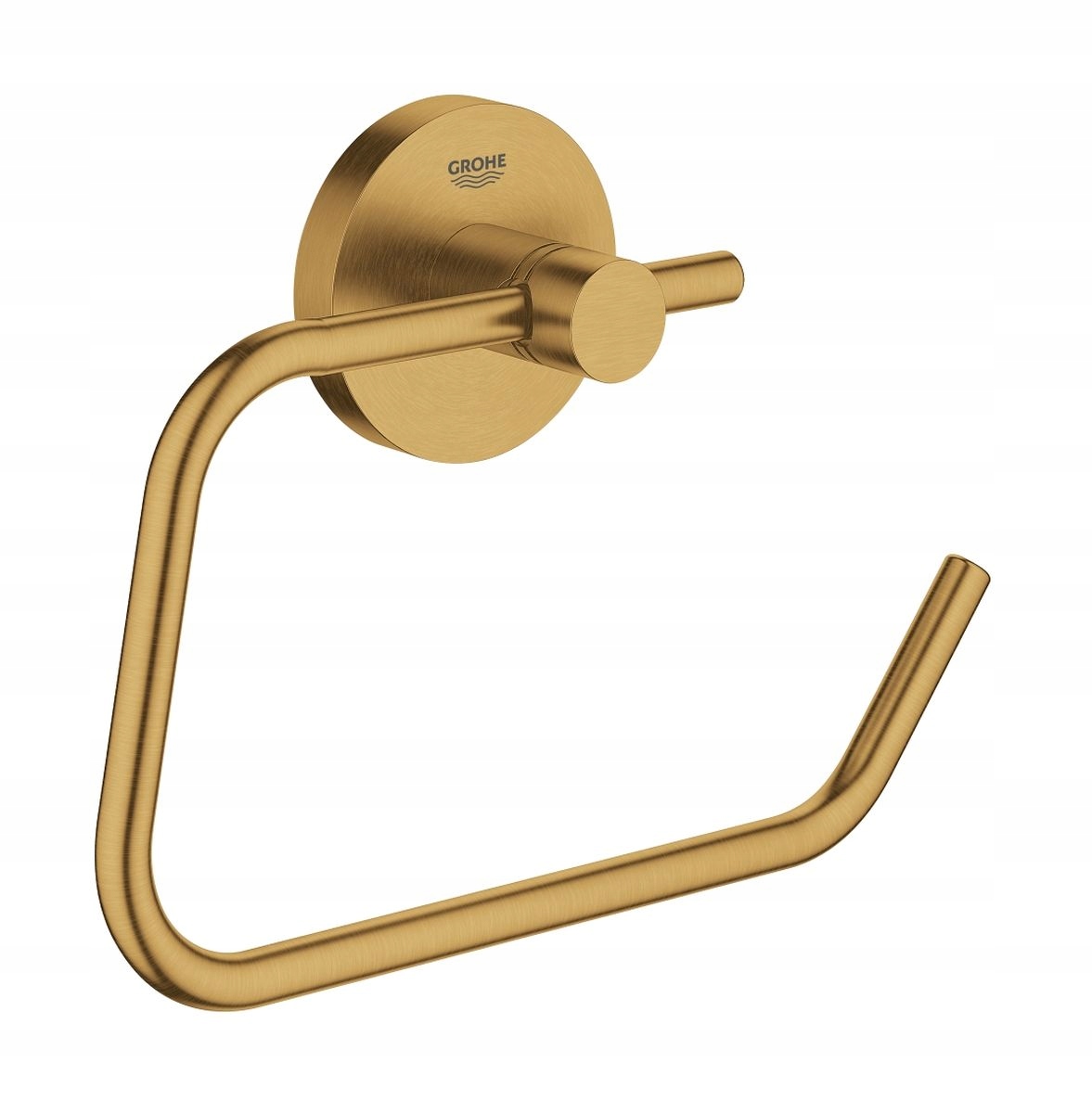 Wyjątkowy design i trwałość - Uchwyt na papier w kolorze brushed brass