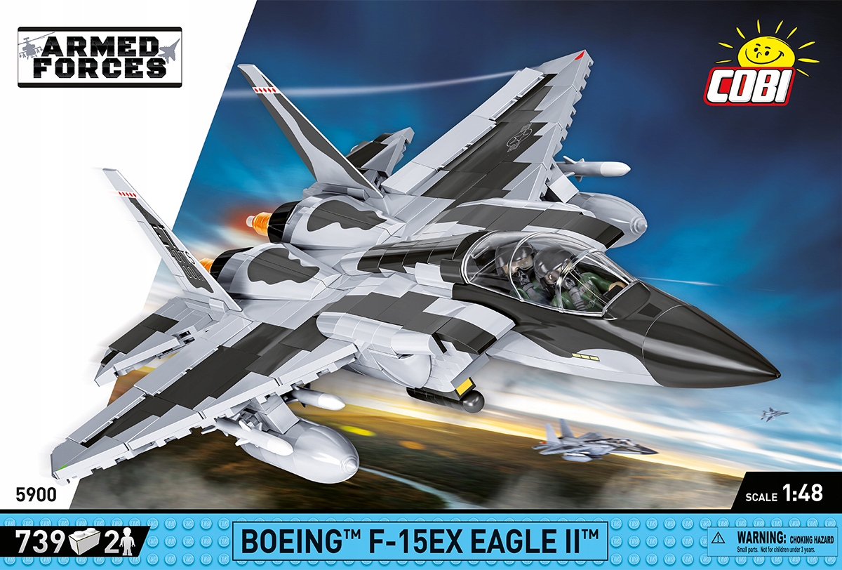 Klocki Boeing F-15 EX Eagle II – Rewolucyjny model myśliwca w skali 1:48