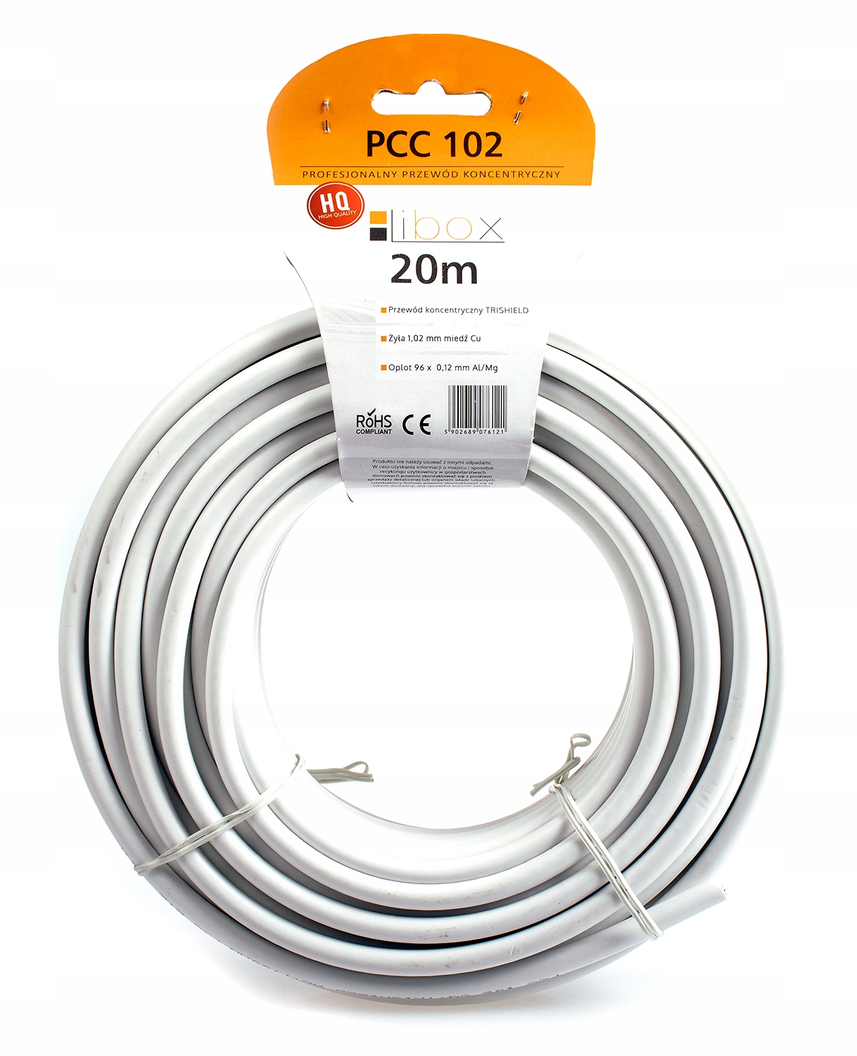Kabel SAT Trishield HD/20m PCC102-20 LIBOX – Profesjonalna jakość sygnału