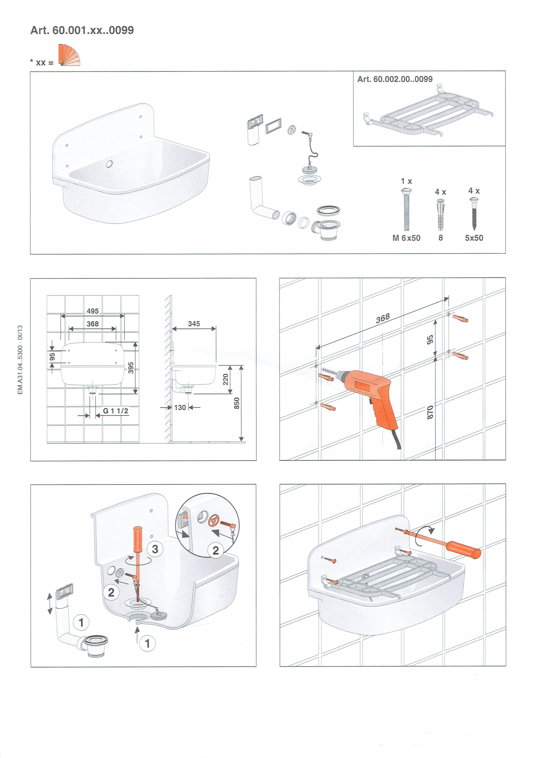 Materiał wykonania – Polipropylen odporny na działanie kwasów i wysokich temperatur
