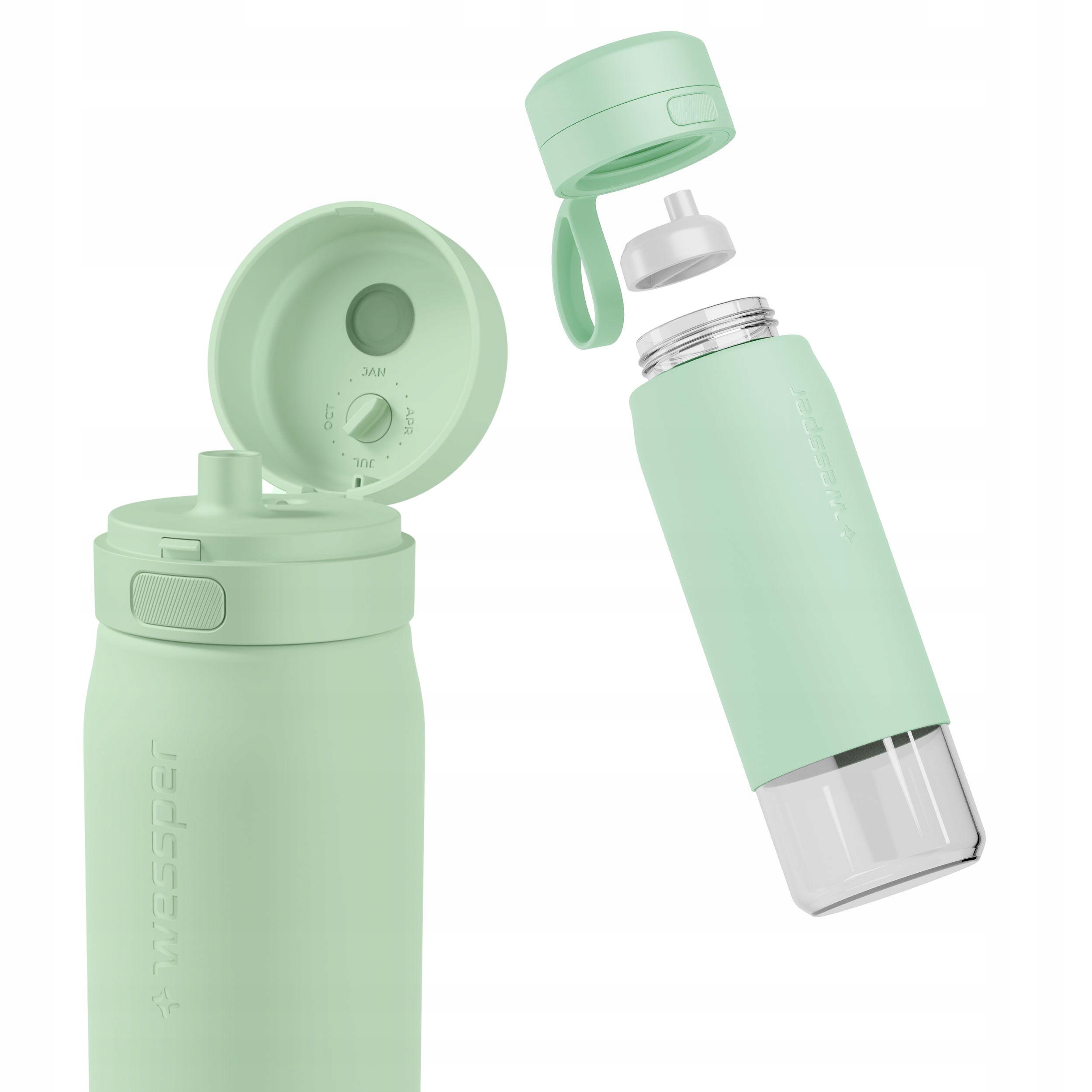 Butelka filtrująca Wessper B2 GLASS Actitex™ 700ml – Zdrowa woda zawsze przy Tobie