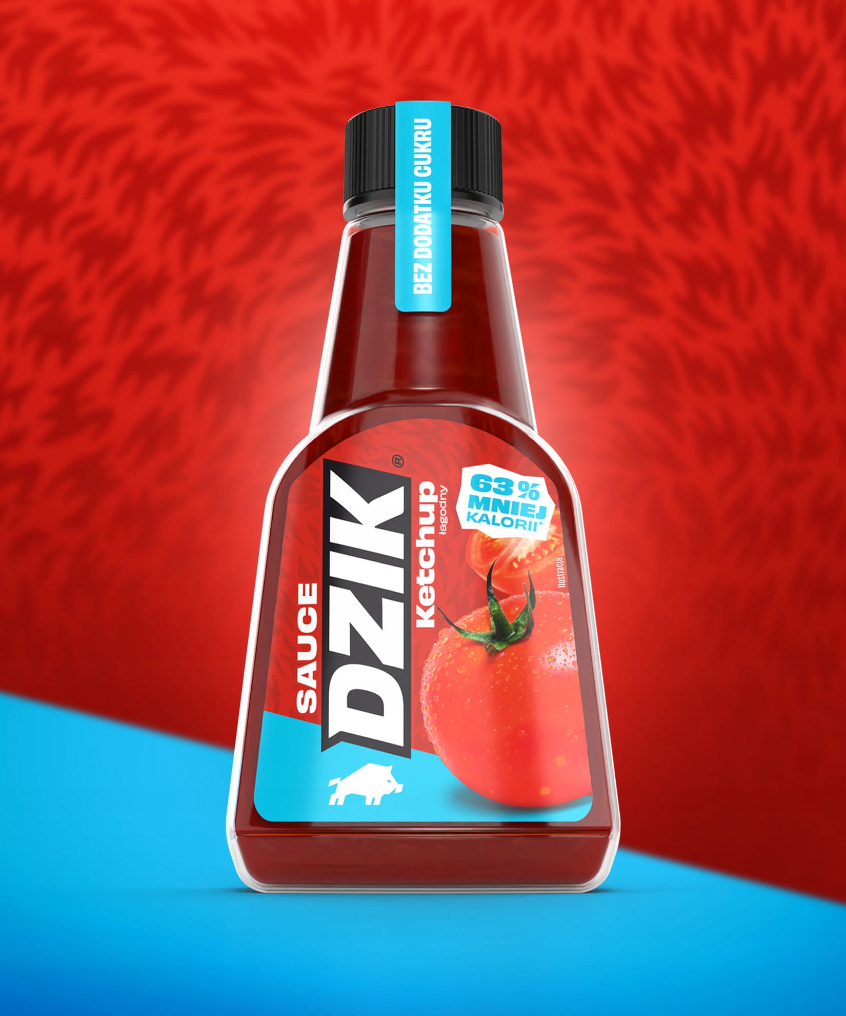 Dzik Ketchup łagodny 430 g – Smak, który pokochasz bez cukru