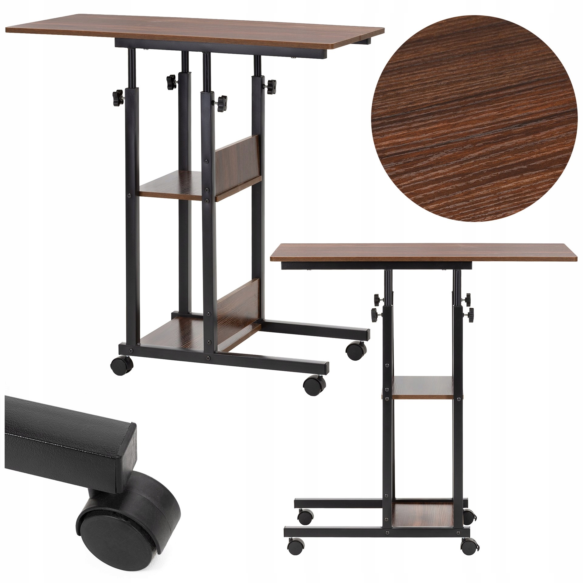 Mobilność i stabilność – Cztery obrotowe kółka z funkcją blokady