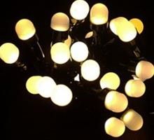 Sznur perełek 200 led ciepły biały