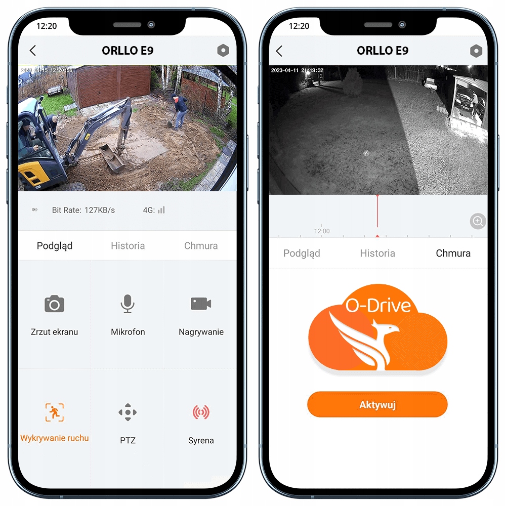 Aplikacja mobilna OrlloCam – zarządzaj monitoringiem z każdego miejsca