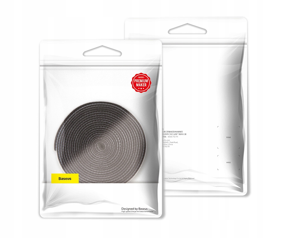 Baseus taśma rzepowa organizer 50cm czarna – Idealne rozwiązanie do organizacji kabli