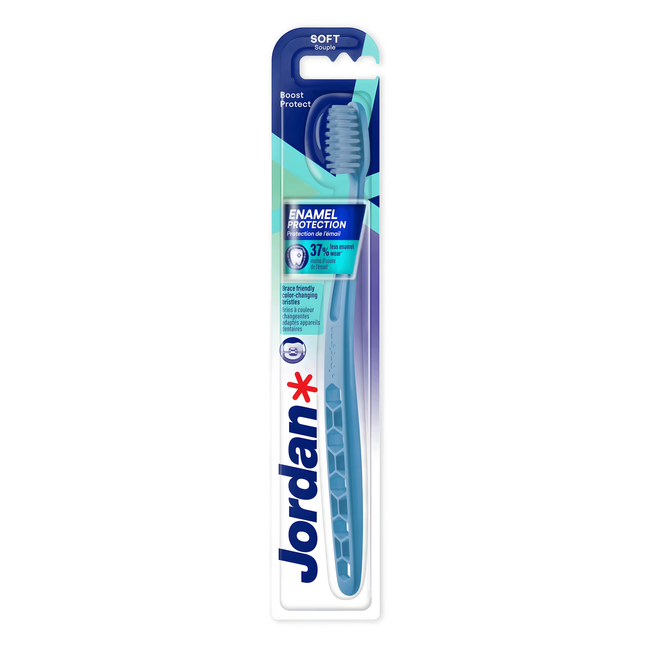 JORDAN Szczoteczka BOOST Soft – Delikatna ochrona dla Twojego uśmiechu