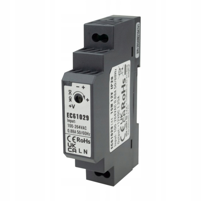 Stabilne napięcie wyjściowe 12V DC