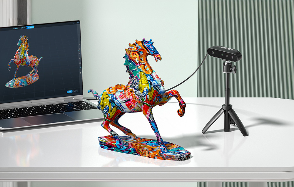 Skaner 3D Creality CR-Scan Ferret SE – kompaktowe narzędzie do tworzenia modeli - Precyzyjne odwzorowanie i szeroki zakres zastosowań