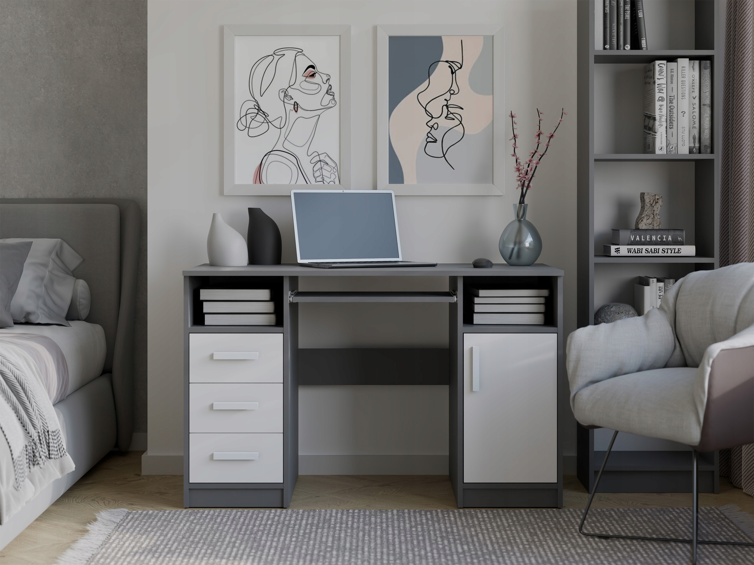 Wysuwana półka na klawiaturę – Ergonomia na pierwszym miejscu