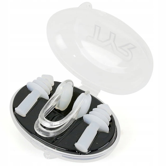 ZESTAW ZATYCZKI I NOSEK ERGO NOSE EAR PLUG SET CLEAR LERNOS 101 – Komfort i ochrona podczas pływania