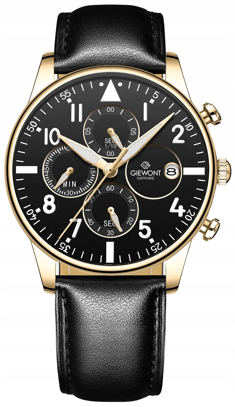 Zegarek Męski Chronograph Sapphire Czarno Złoty GW5630-A4 – Elegancja i funkcjonalność w jednym