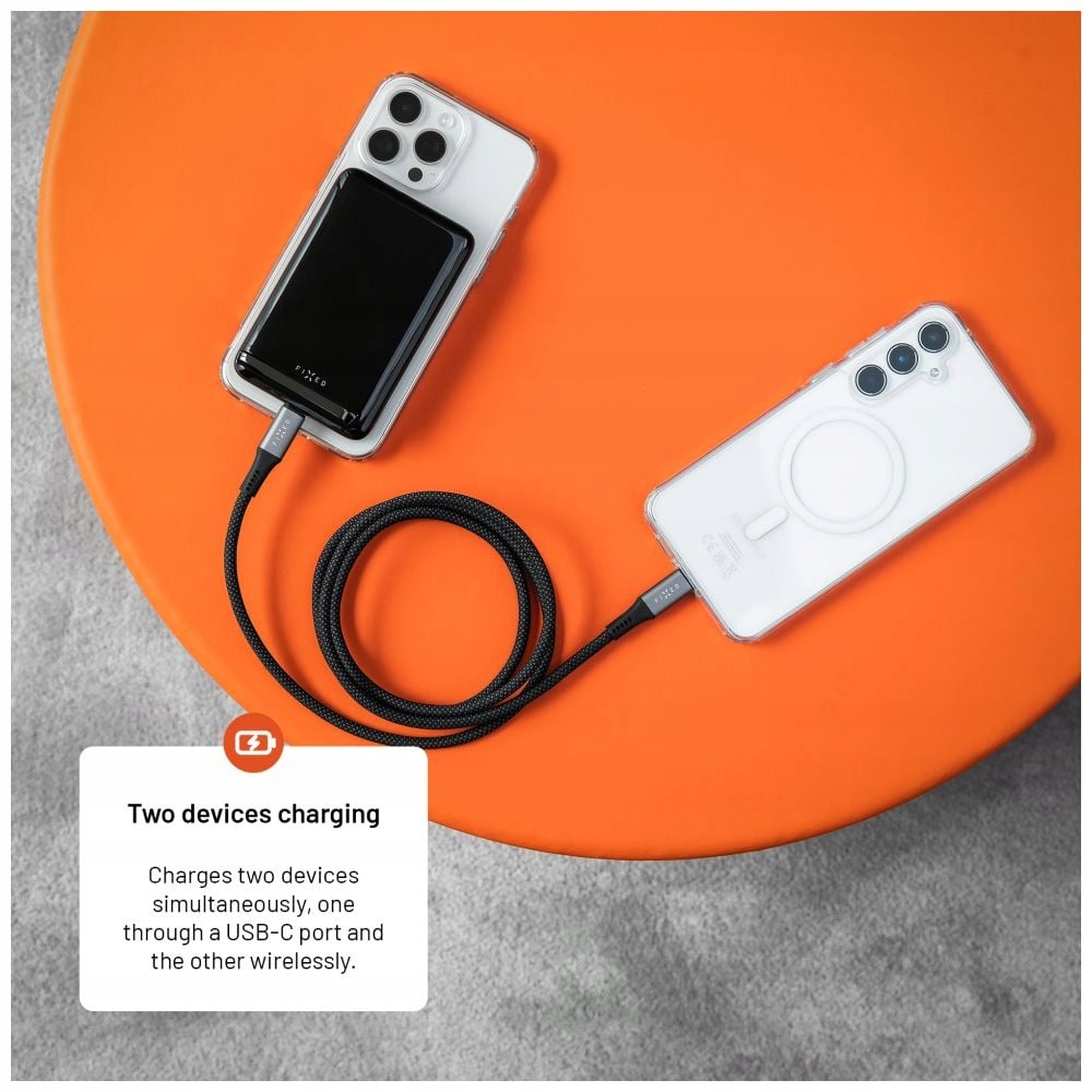 Możliwość podwójnego ładowania przez USB-C i bezprzewodowo