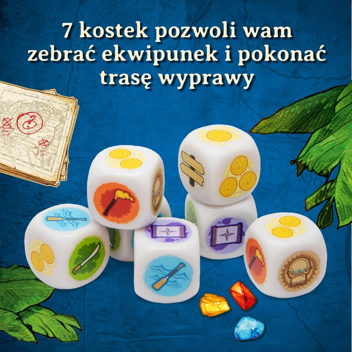 Mechanika gry: kostki i mapy w akcji