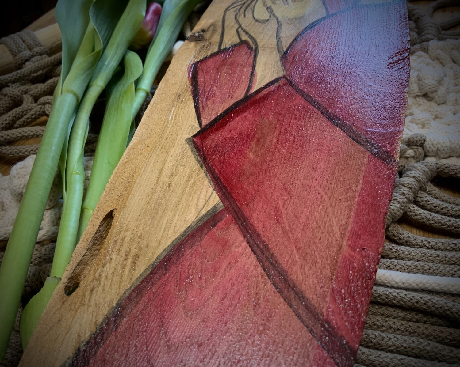 Matka Boża z Hostią w dłoniach Szerokość 10 cm