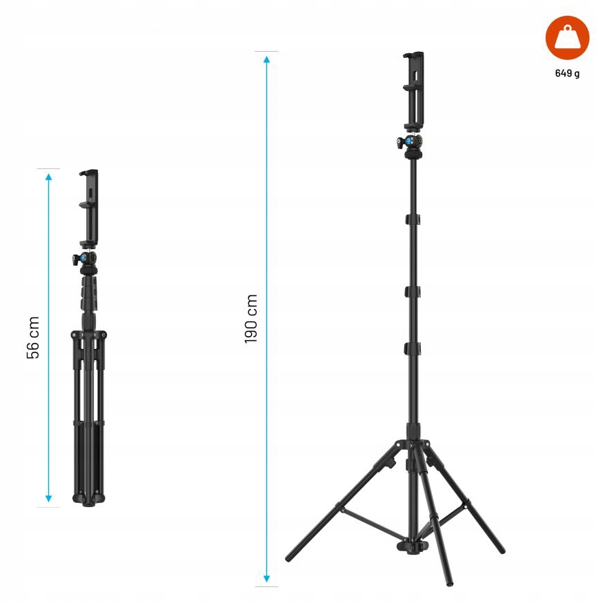 Stabilne nagrania i zdjęcia w każdych warunkach