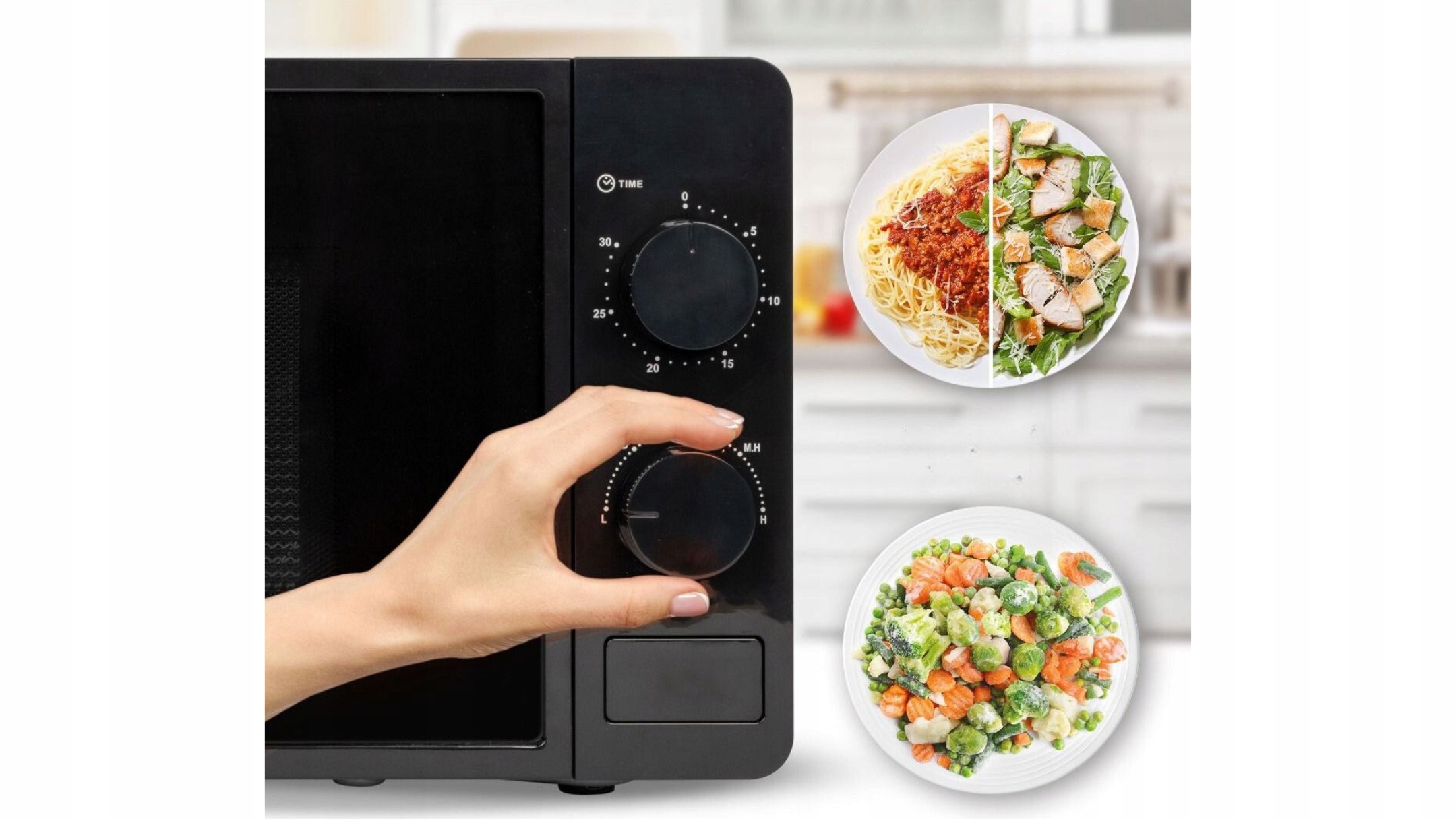 6-stopniowa funkcja podgrzewania dla różnych potraw