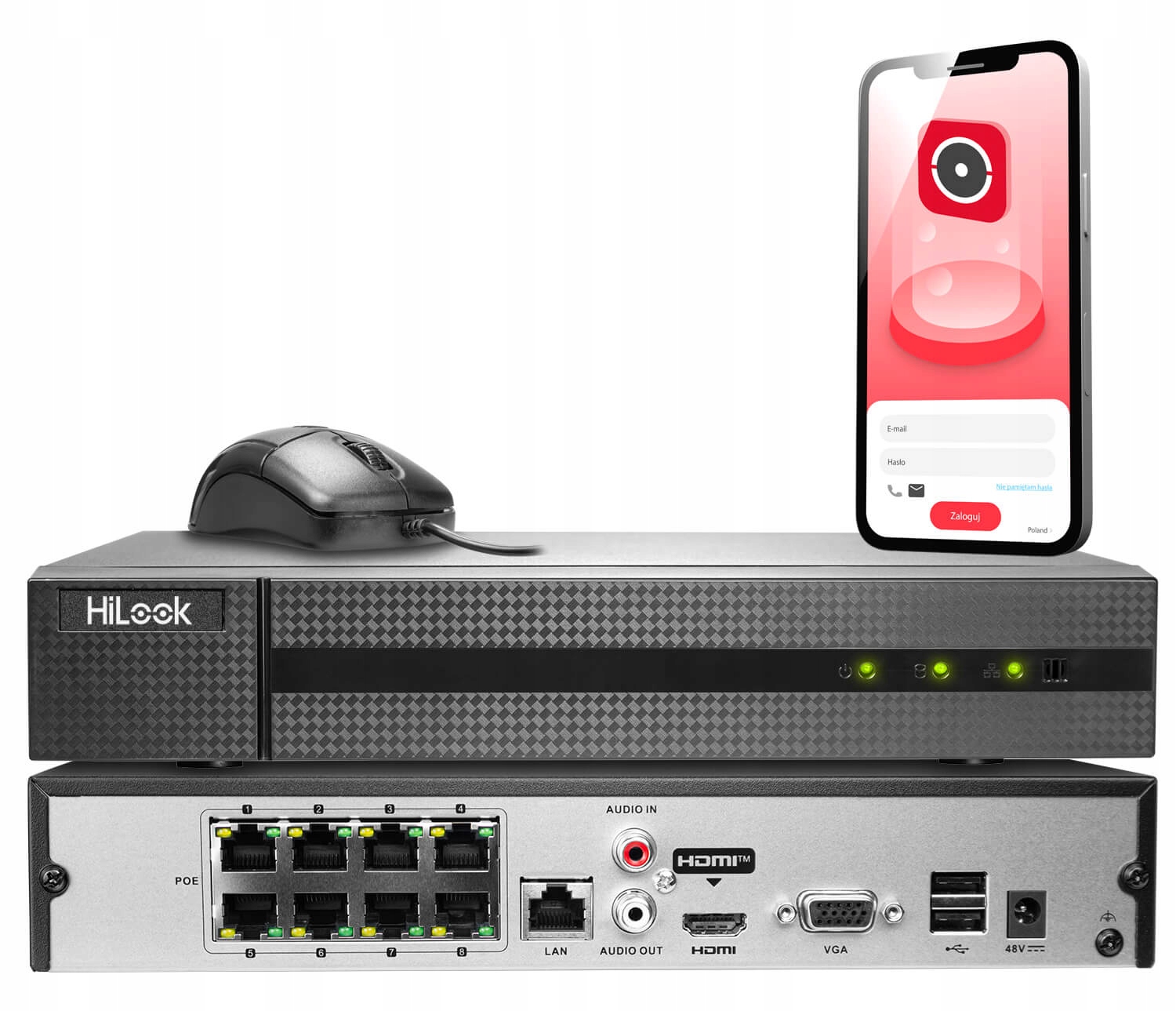 Zasięg podczerwieni do 20 metrów – monitoring w nocy