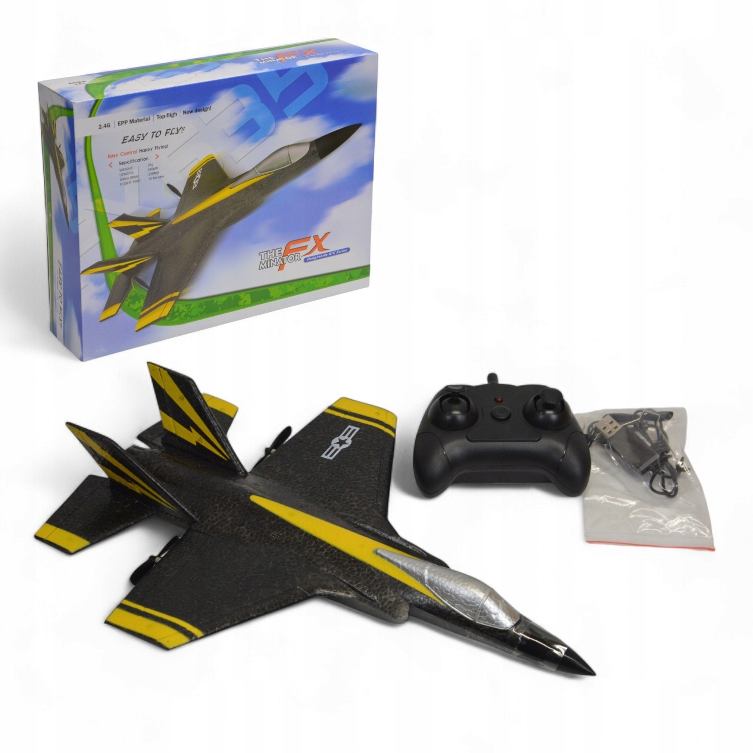 Samolot RC 72531 – Zdalnie sterowany odrzutowiec styropianowy