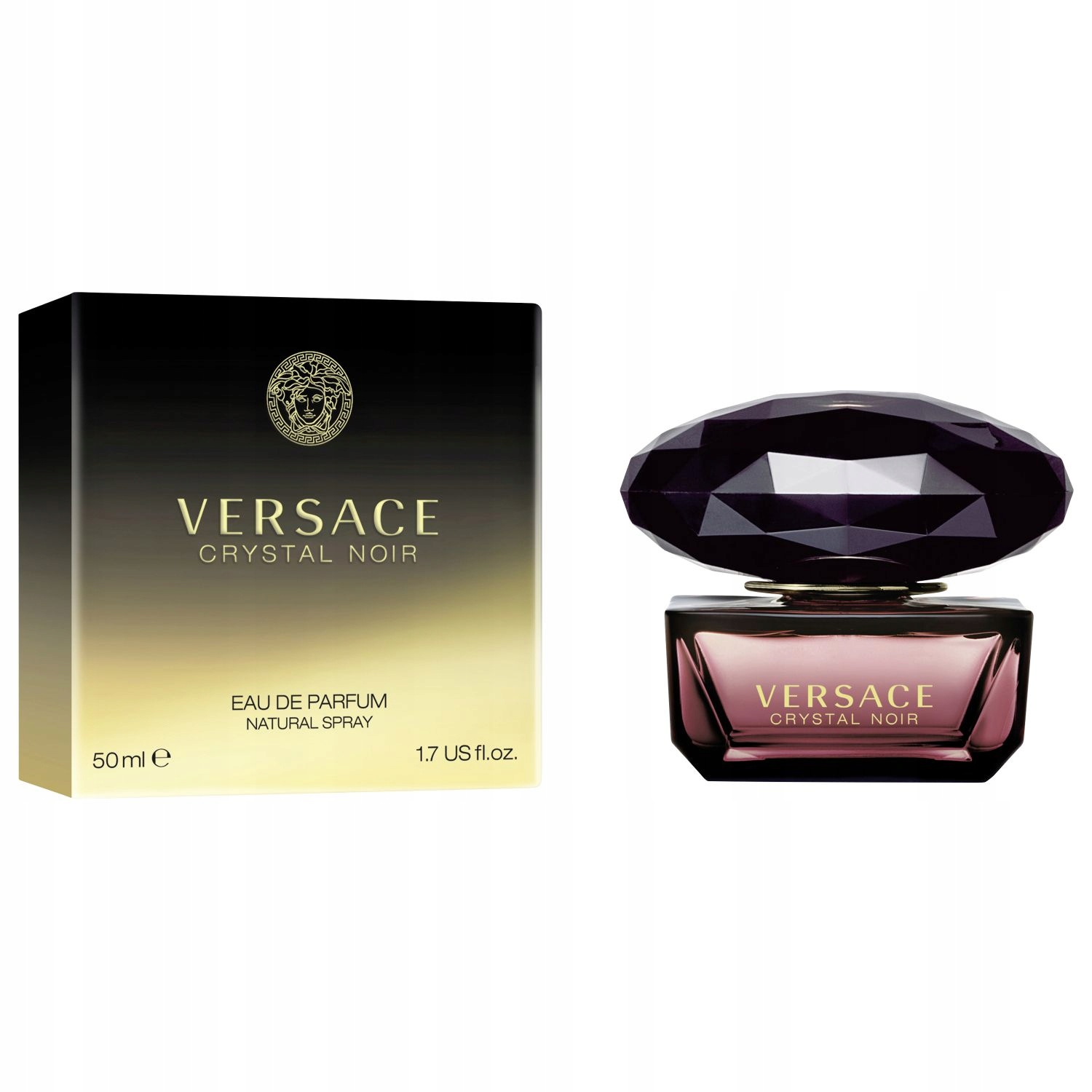 Perfumy damskie Versace Crystal Noir EDP 50 ml – Luksusowy zapach dla wyjątkowych kobiet