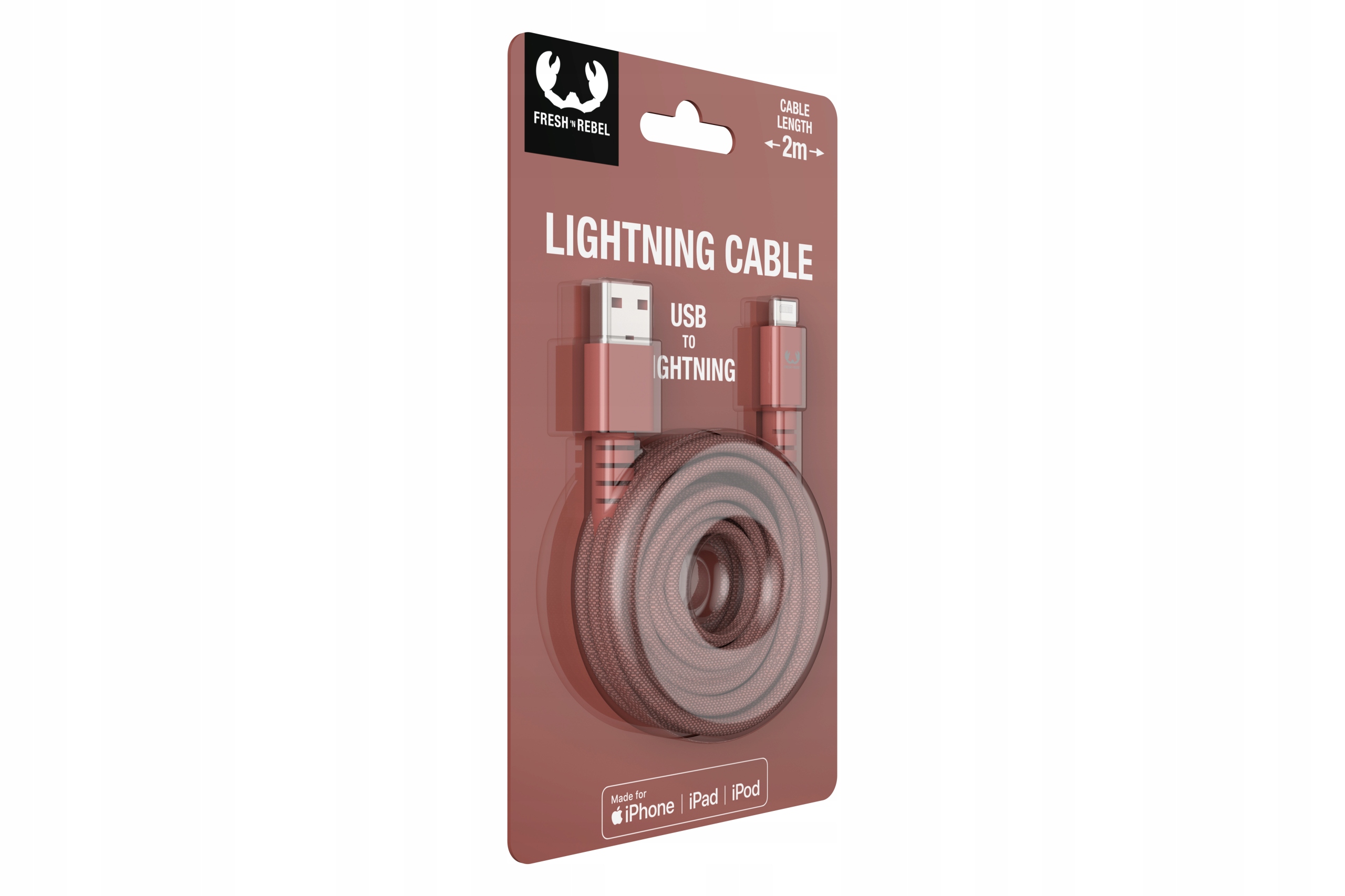 Kabel USB-A - Lightning 2 m Czerwony – Idealne rozwiązanie do ładowania urządzeń Apple