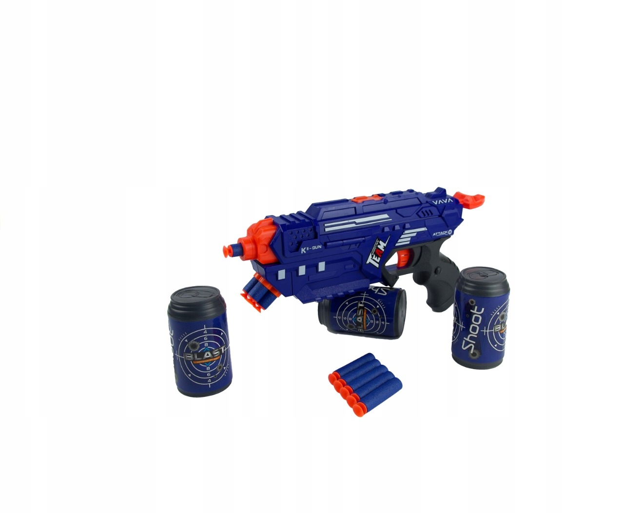 Pistolet dla dzieci na strzałki piankowe – Bezpieczna zabawa dla każdego