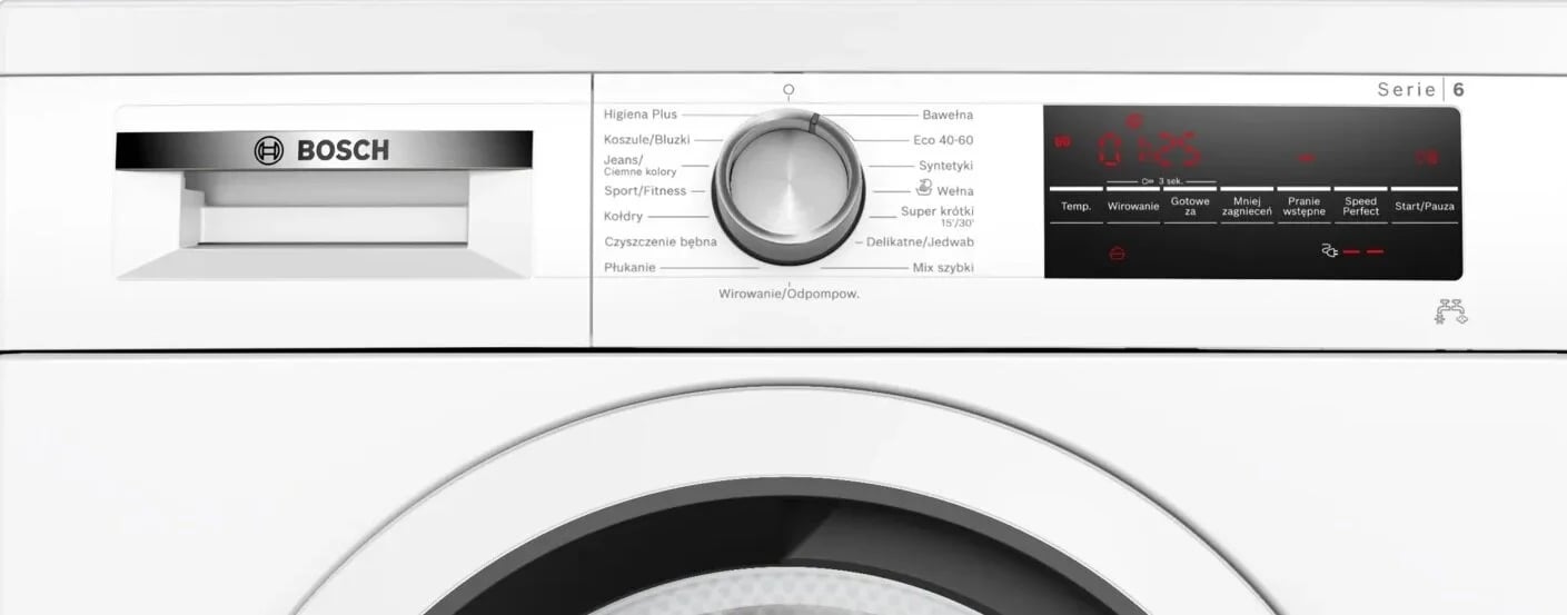 Funkcja SpeedPerfect – Szybkie i skuteczne pranie