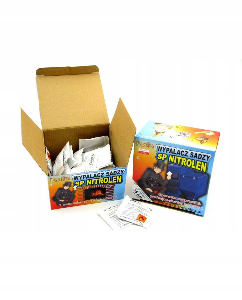 Wypalacz sadzy SP Nitrolen 25 saszetek po 10g – Efektywne czyszczenie kotłów