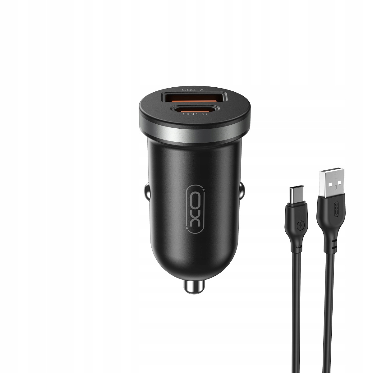 Podwójne złącza USB-C i USB-A – Ładuj dwa urządzenia jednocześnie