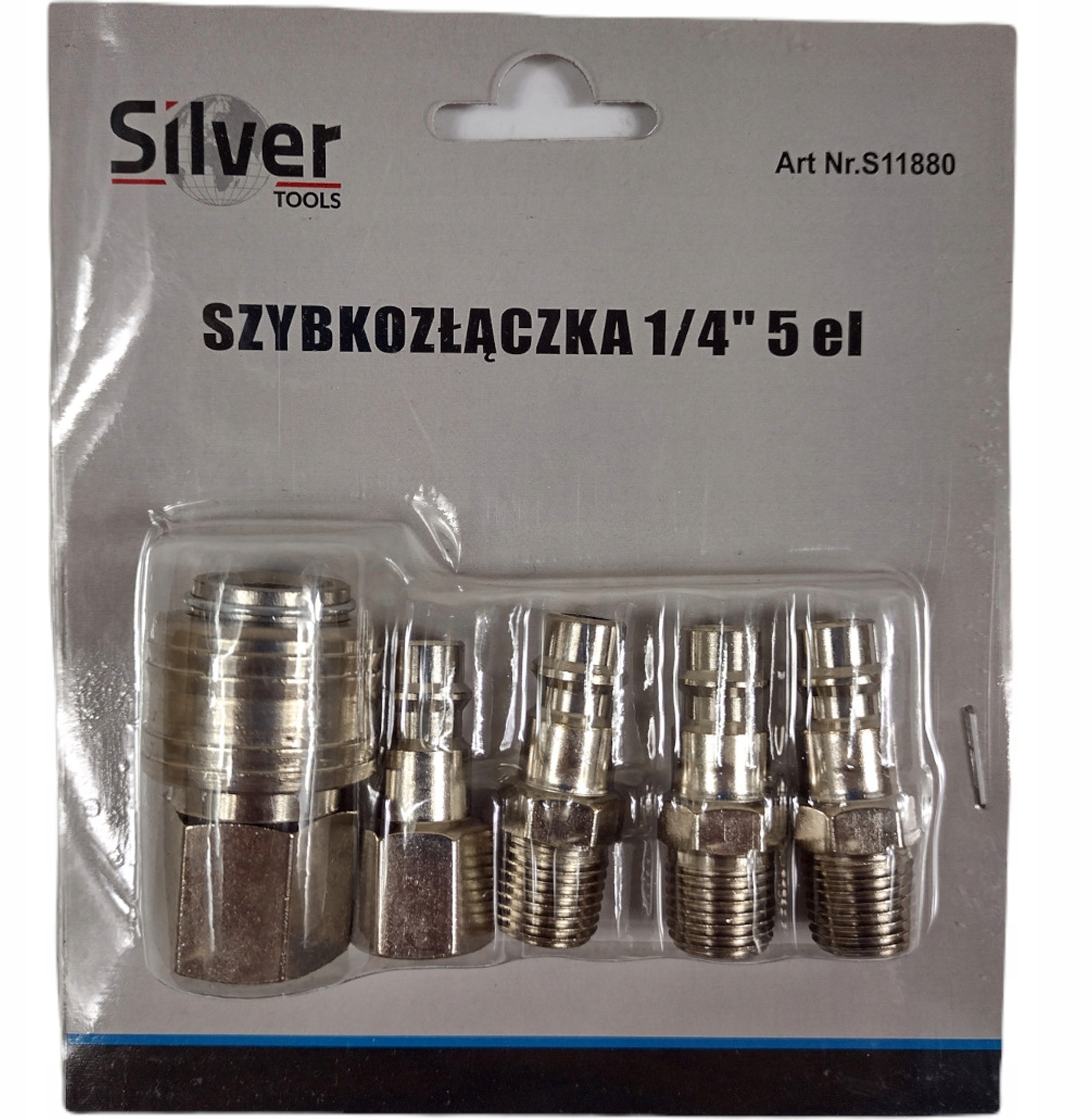 Szybkozłączka pneumatyczna SilverTools 1/4 typ 26 – Wydajność i wygoda w jednym