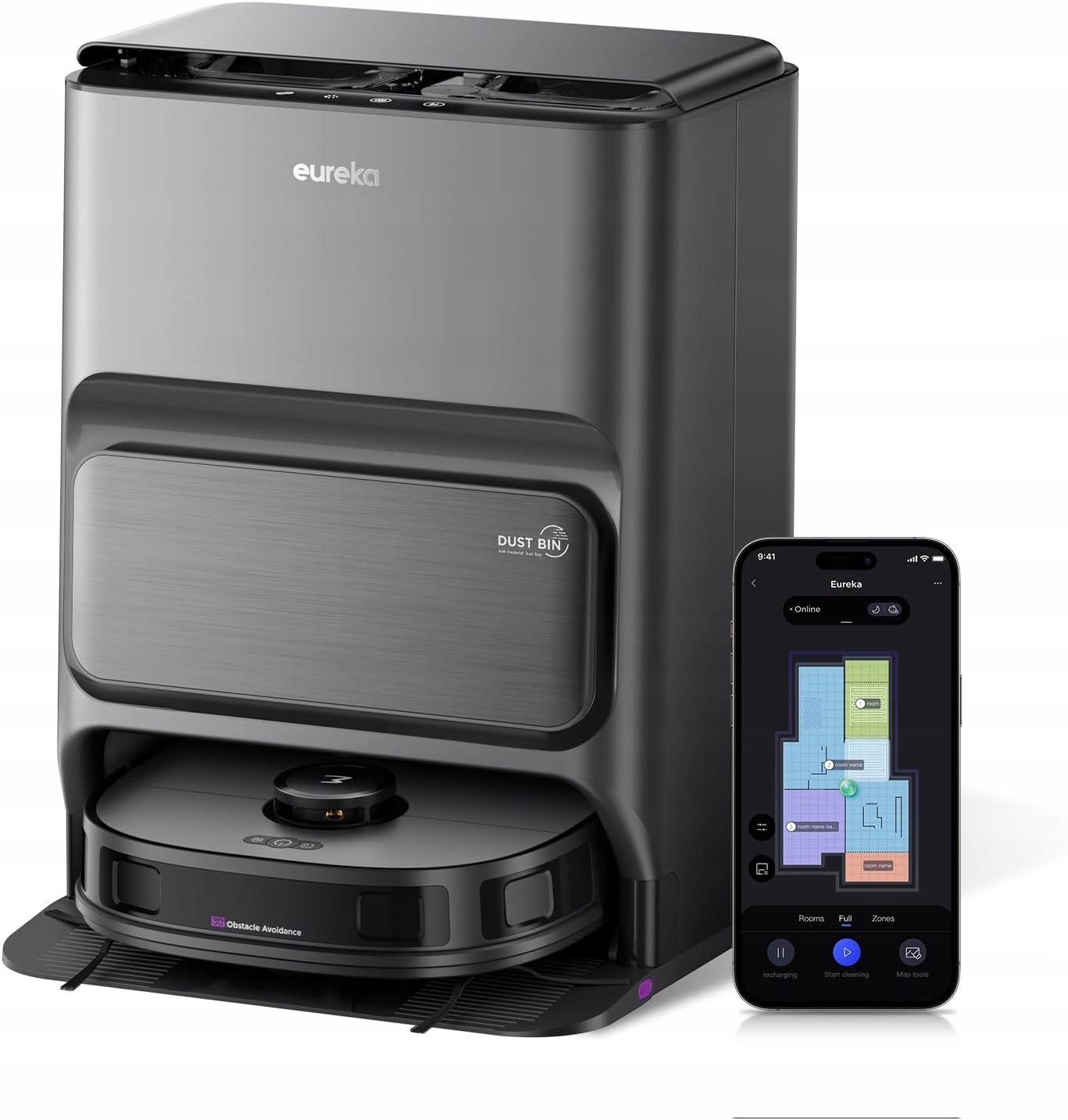 EUREKA J12 Ultra – Robot odkurzający i myjący z stacją wielofunkcyjną 2024