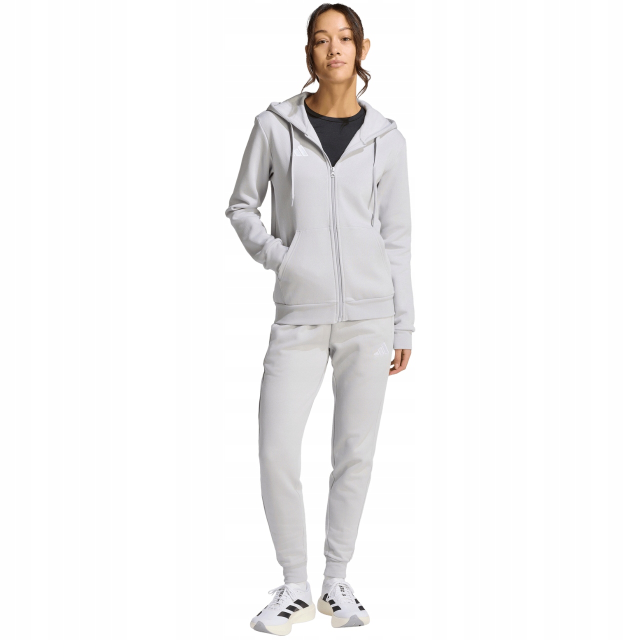 Bluza adidas Entrada 26 Full Zip Hoodie szara KF5936 – Komfort i styl na co dzień