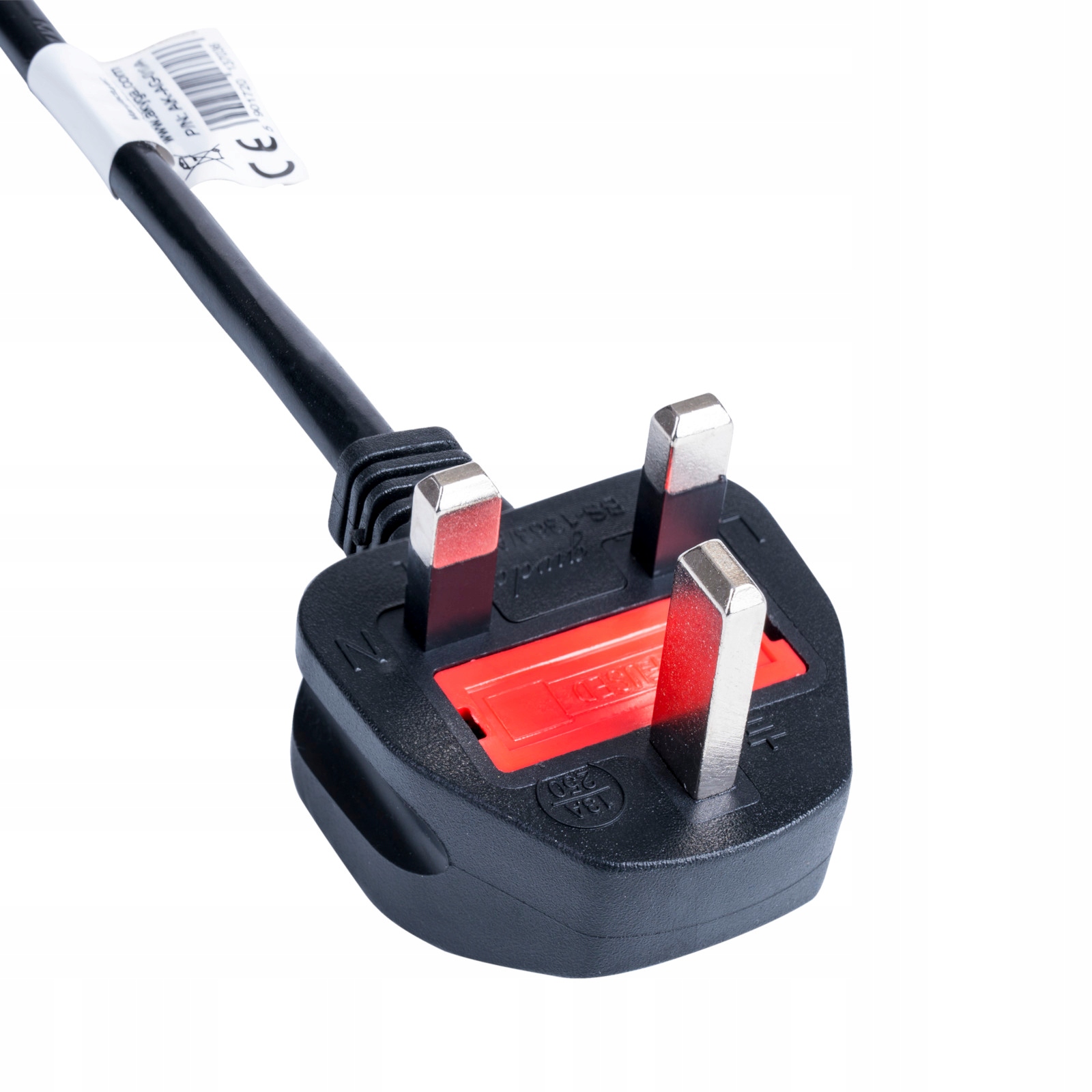 Wtyczka brytyjska BS 1363 (Typ G) z bezpiecznikiem