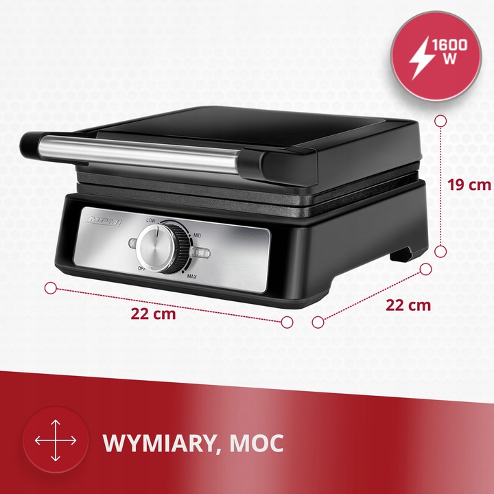 Unikalne, głębokie płyty – Puszyste i chrupiące gofry