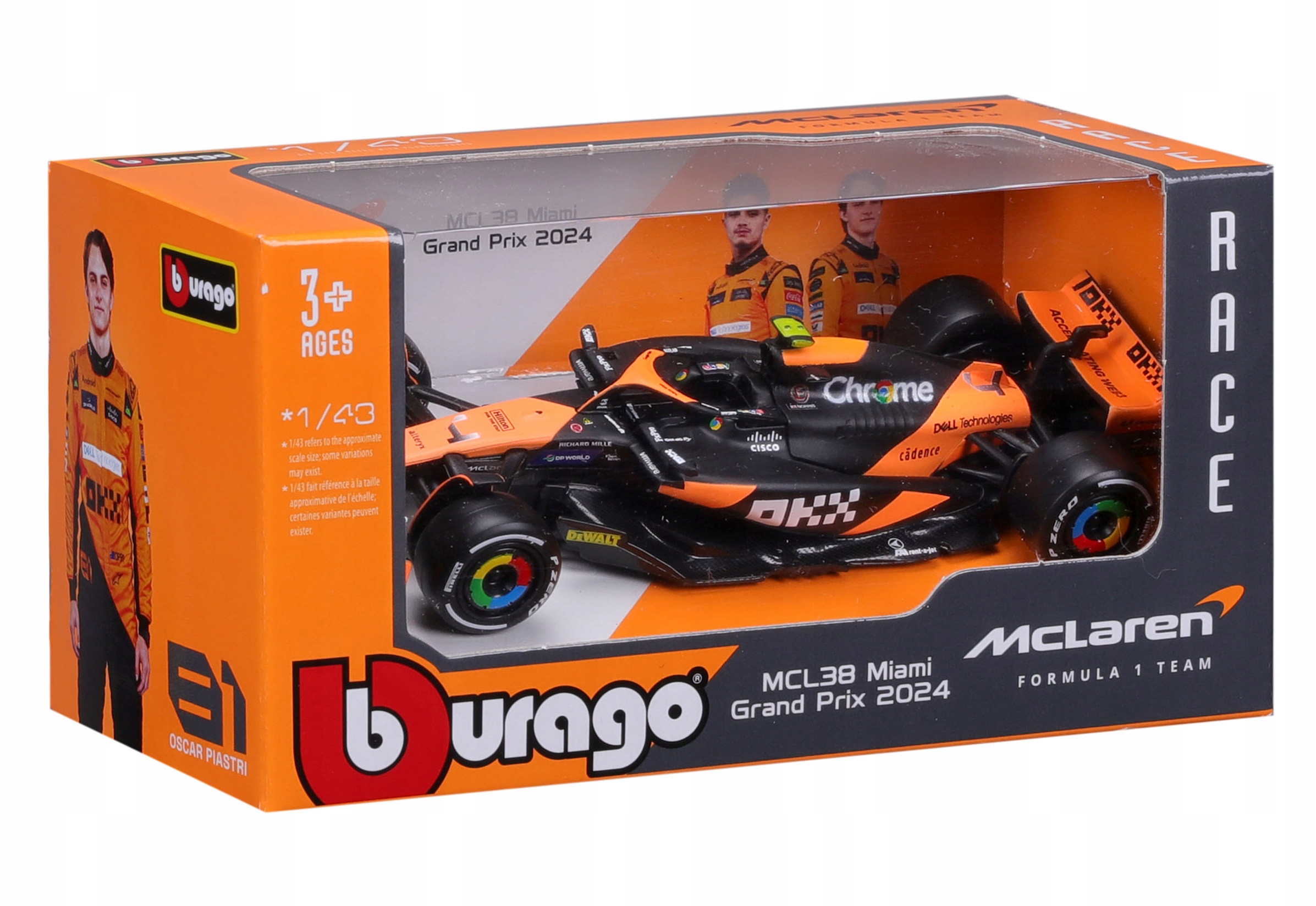 Oryginalny i licencjonowany model wyścigowy