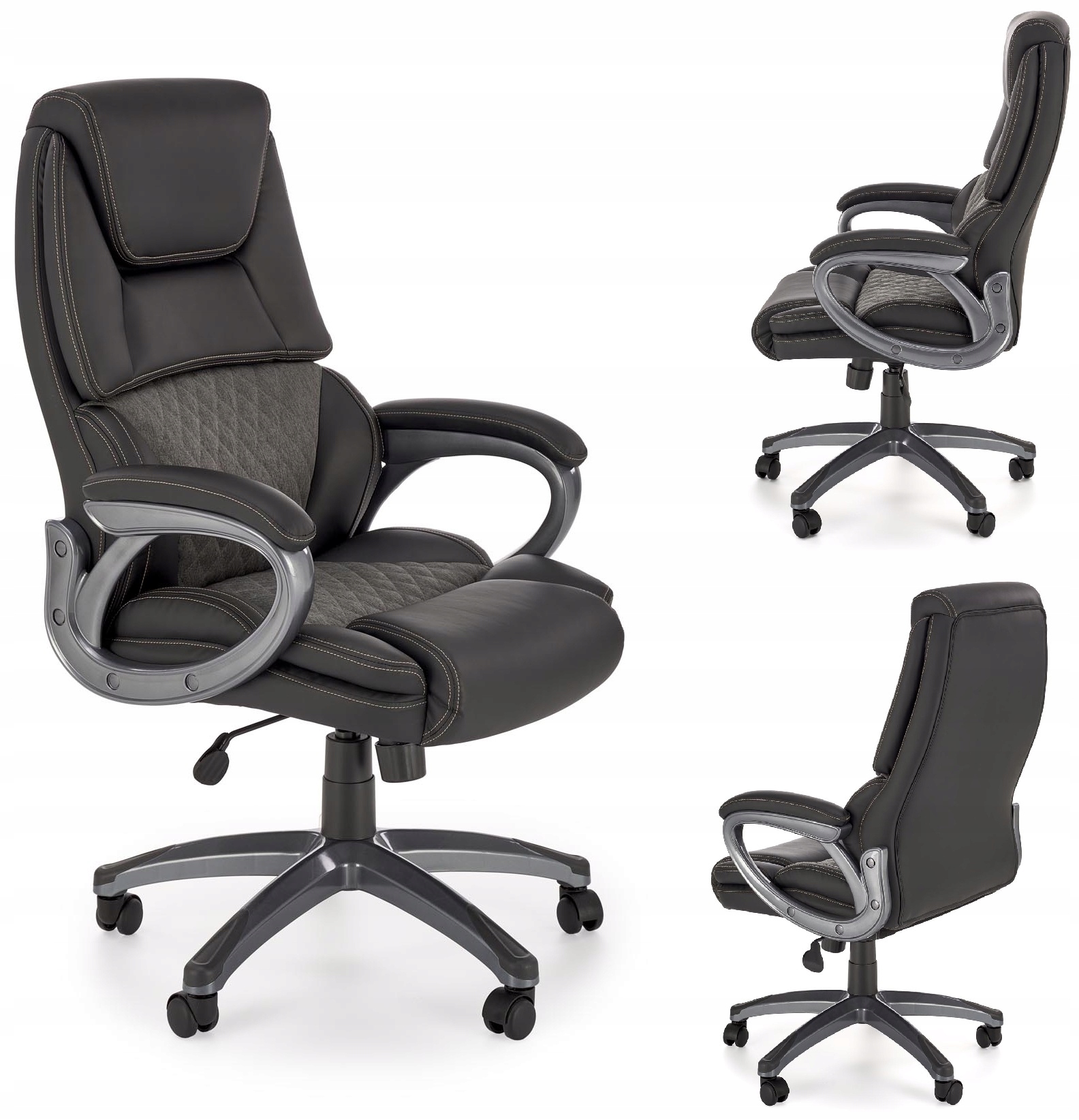 Ergonomiczna konstrukcja fotela obrotowego