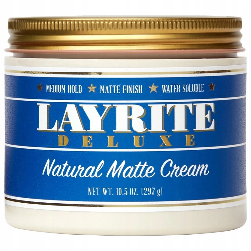 Layrite Natural Matte Cream – Krem pomada matowa do włosów 297 g