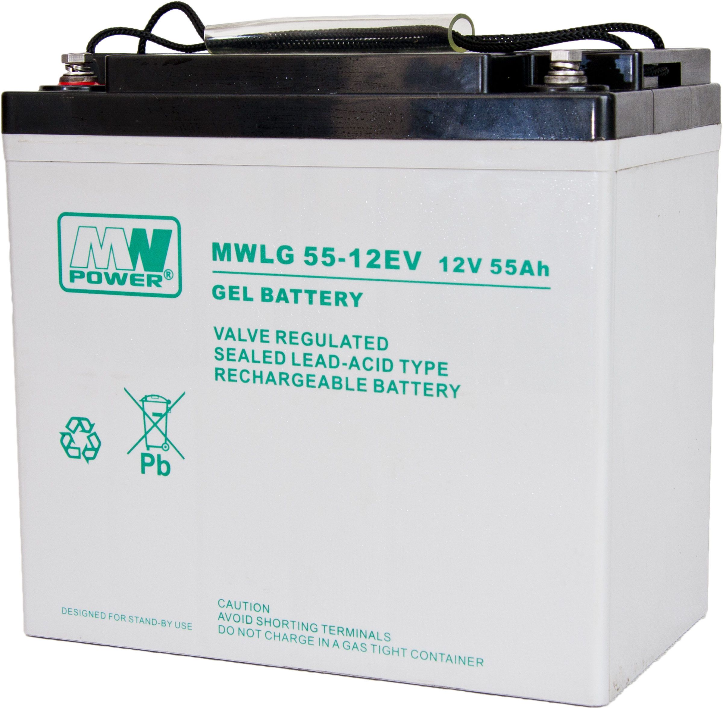 Akumulator MWLG 55-12EV (12V-55Ah, GEL-PVC) – Niezawodne źródło energii
