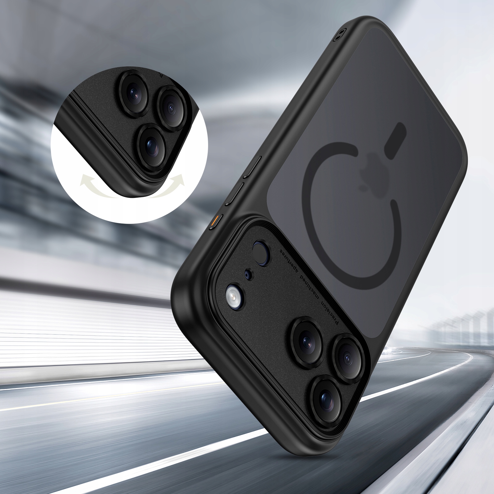 Elegancki matowy design w kolorze czarnym