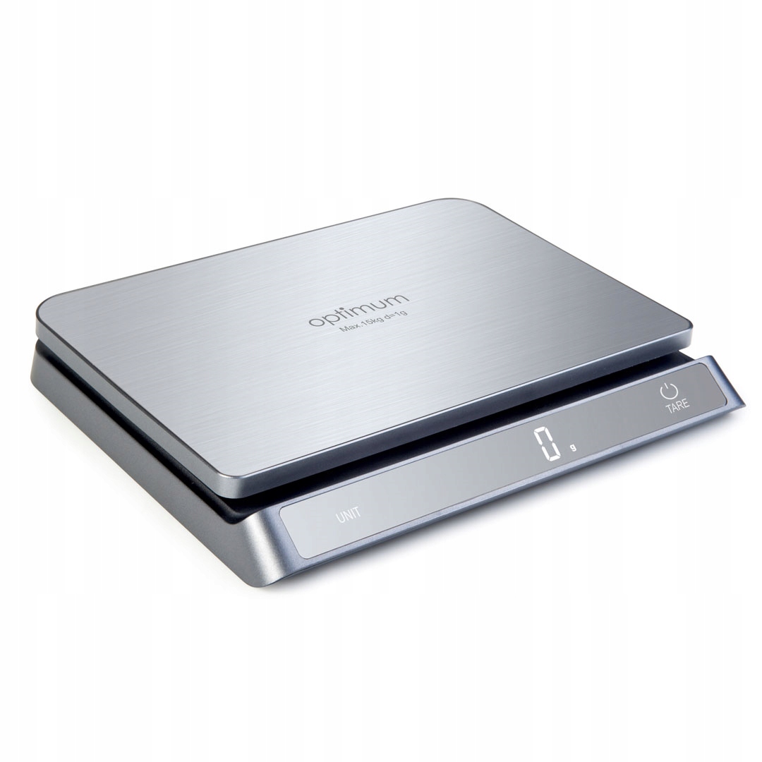 Waga kuchenna Optimum WAGA KUCHENNA WG 0040 INOX 15 KG – Precyzyjne ważenie w Twojej kuchni