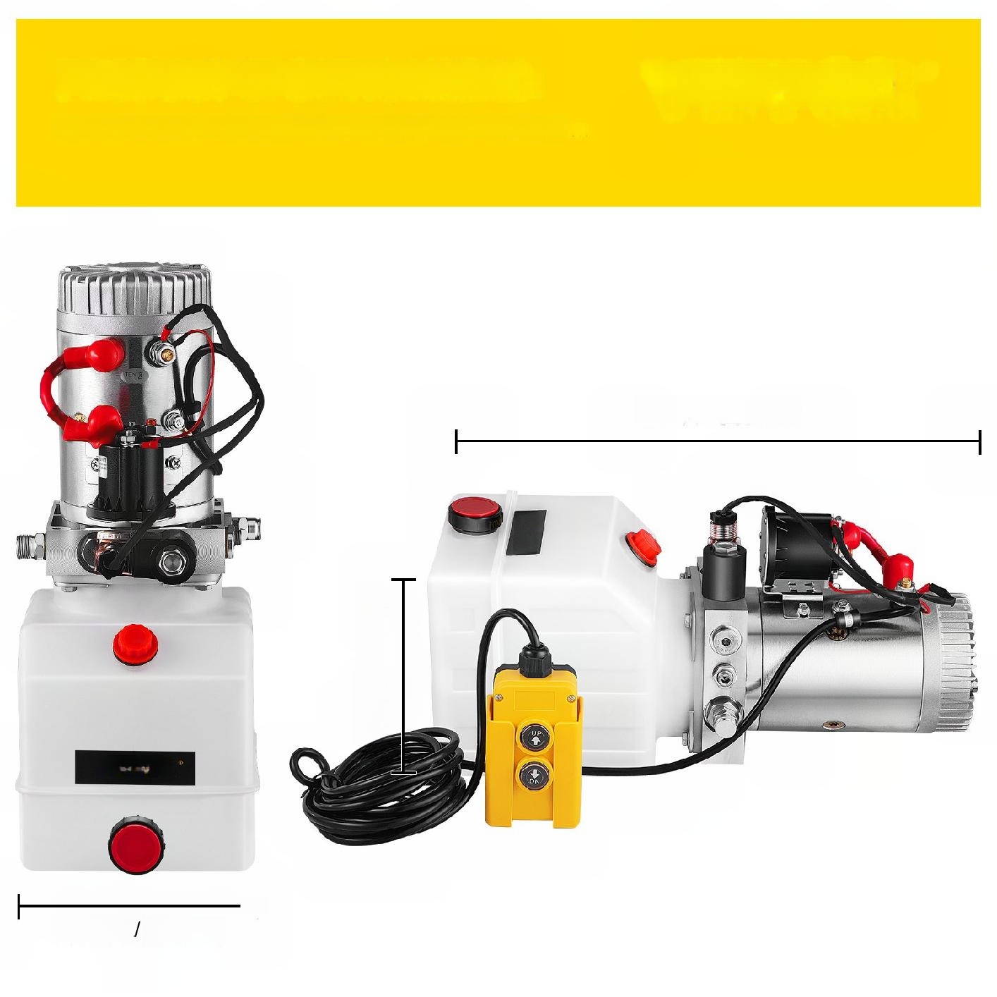 Wysoka moc silnika 12V DC – Idealna do przyczep wywrotek